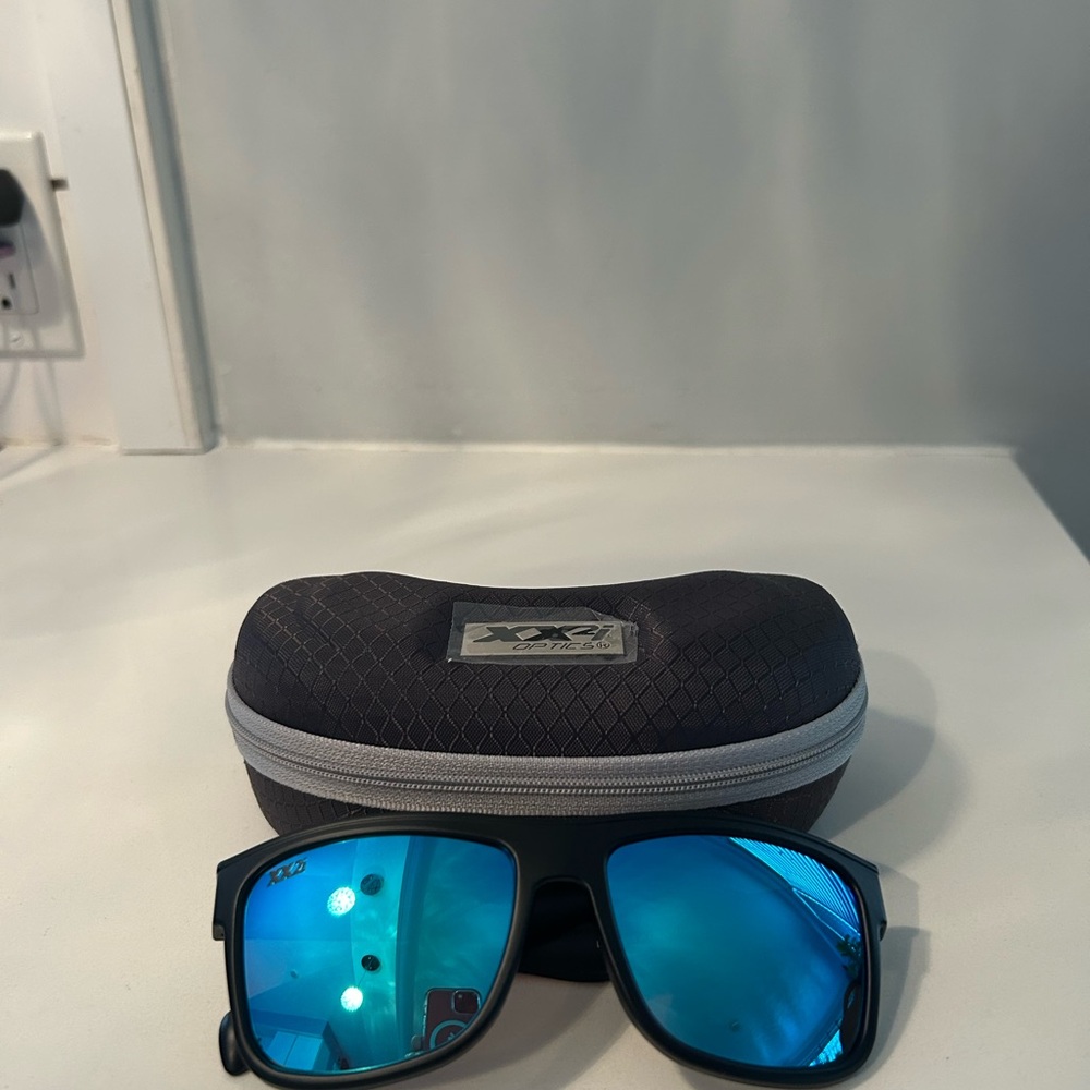 Black and Blue Sunglasses